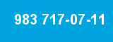 983 717-07-11 983 717-07-11